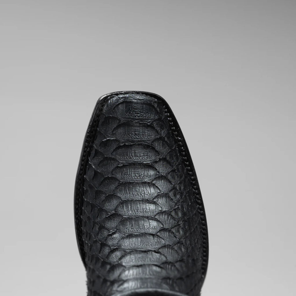 MEN'S PYTHON SNIP TOE ZIPPER COWBOY BOOTS