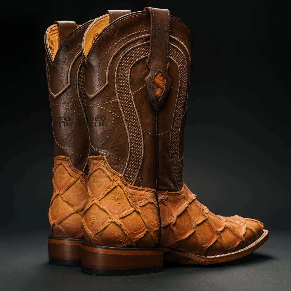 MEN'S MONSTER FISH TRIBUTE SQUARE TOE COWBOY BOOT