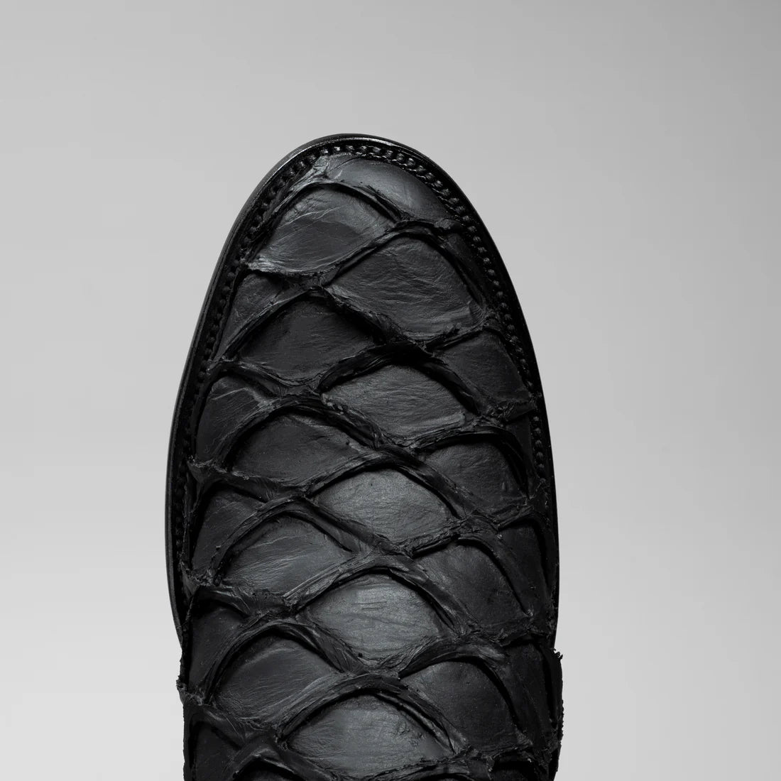 MEN'S PIRARUCU MONSTER FISH ROUND TOE ZIPPER COWBOY BOOTS