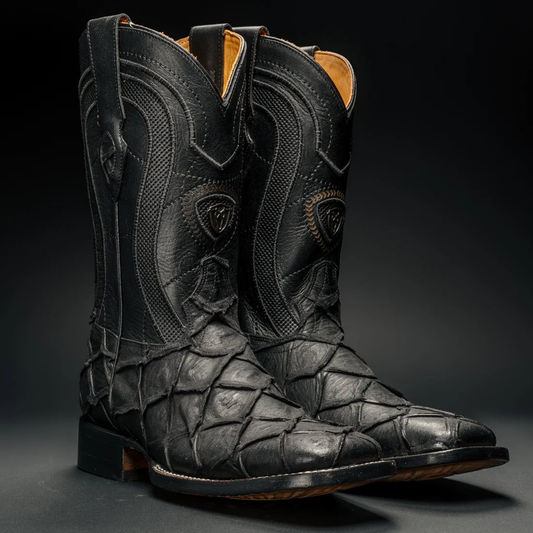 MEN'S MONSTER FISH TRIBUTE SQUARE TOE COWBOY BOOT