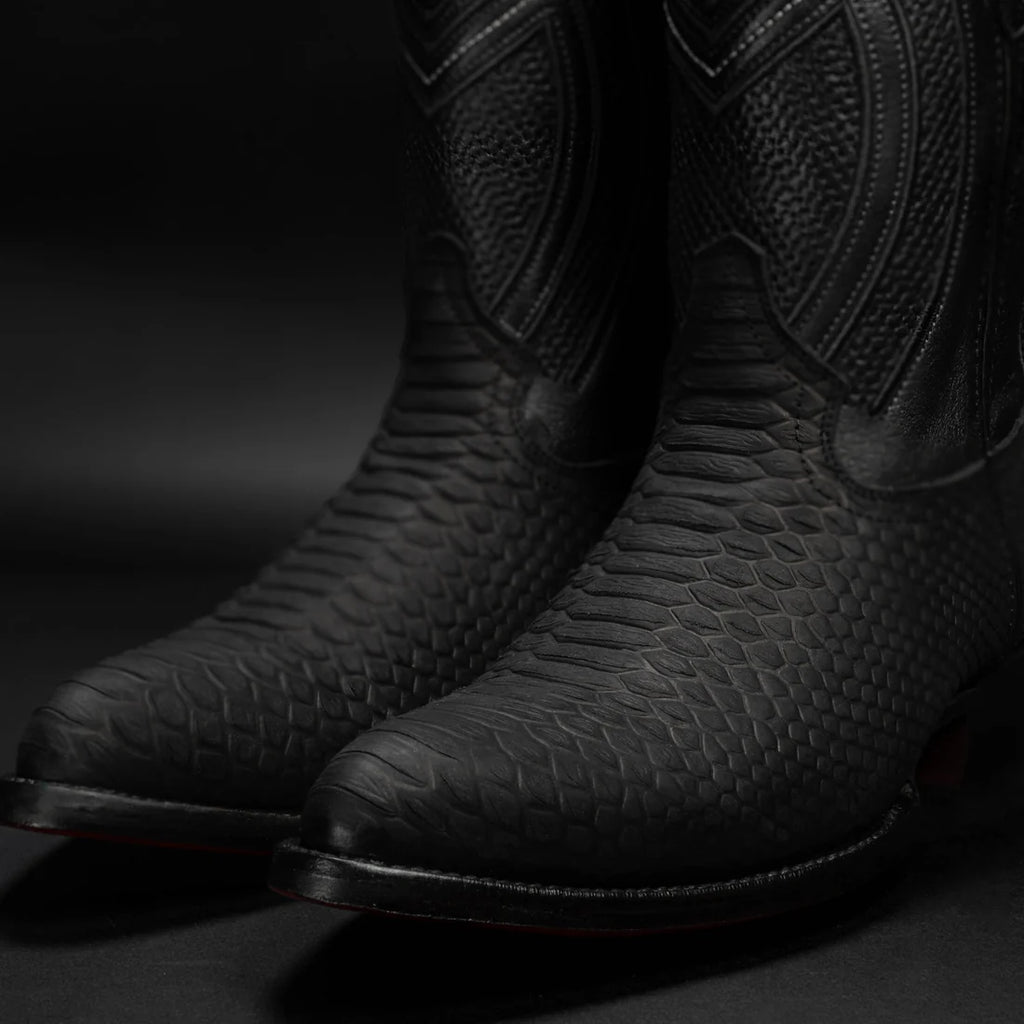 MEN'S SIERRA PYTHON J TOE COWBOY WESTERN BOOT